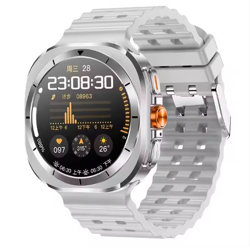 SmartWatch Z7 Ultra 47mm LTE Titanium Smart Watch GPS Bianco