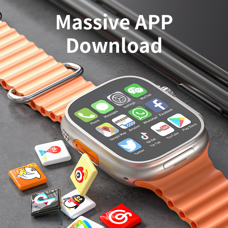 Z55 Ultra Smartwatch: Orologio Impermeabile con Schermo HD da 1.92 Pollici e Ricarica Magnetica