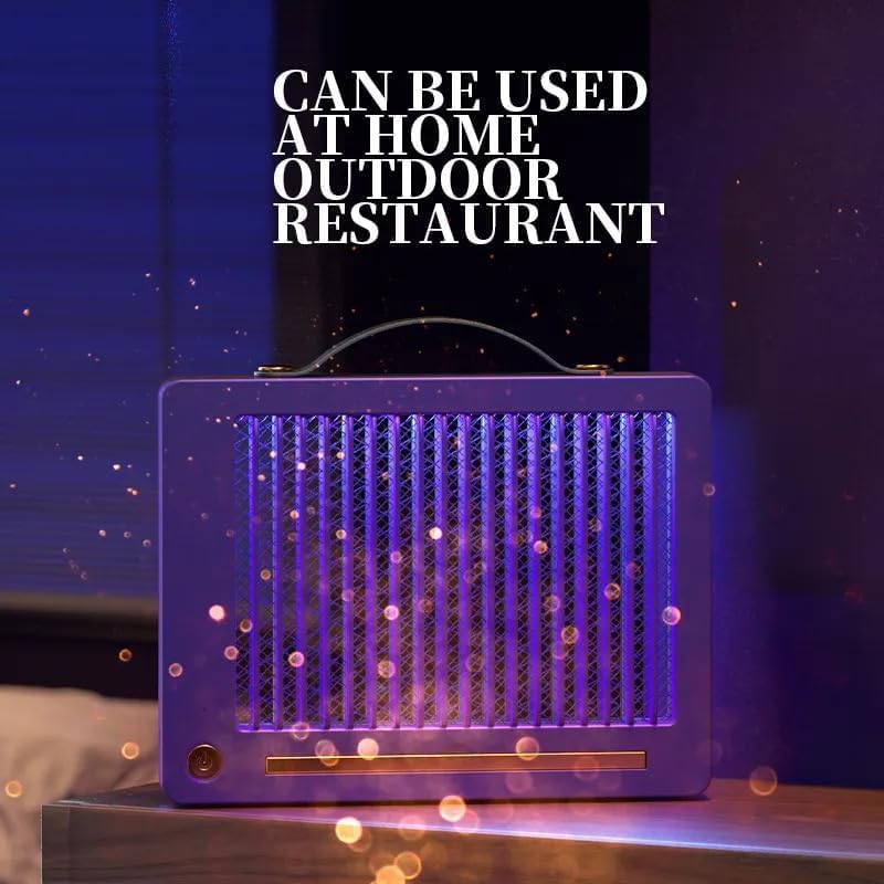 Zanzariera Elettrica a LED con Griglia ad Alta Tensione – Lampada Antizanzare UV per Interni ed Esterni, Silenziosa e Sicura