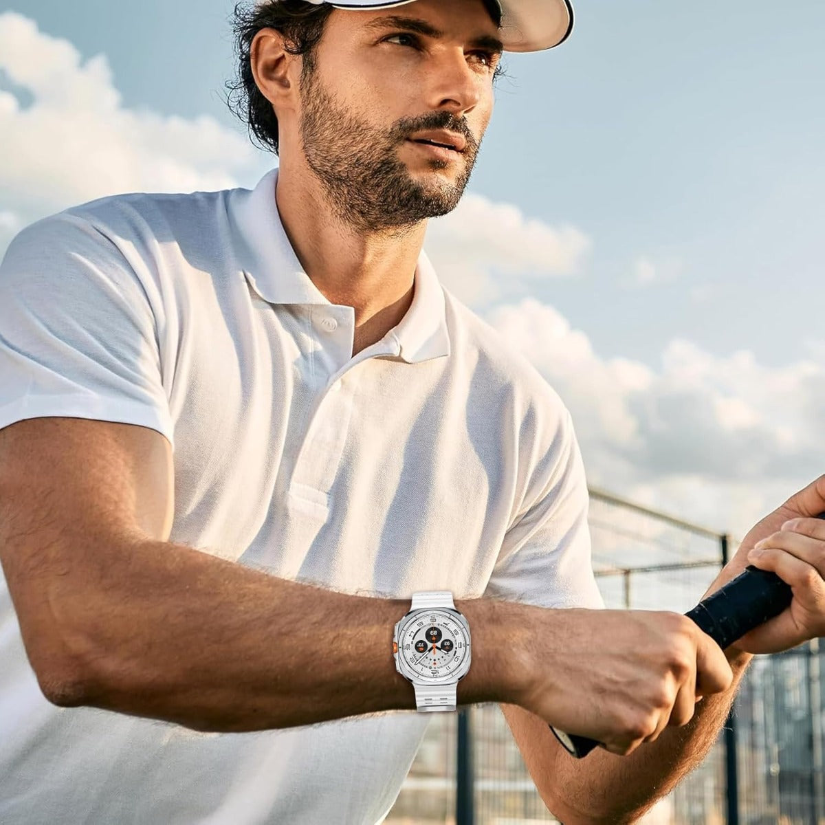 SmartWatch Z7 Ultra 47mm LTE Titanium Smart Watch GPS Bianco