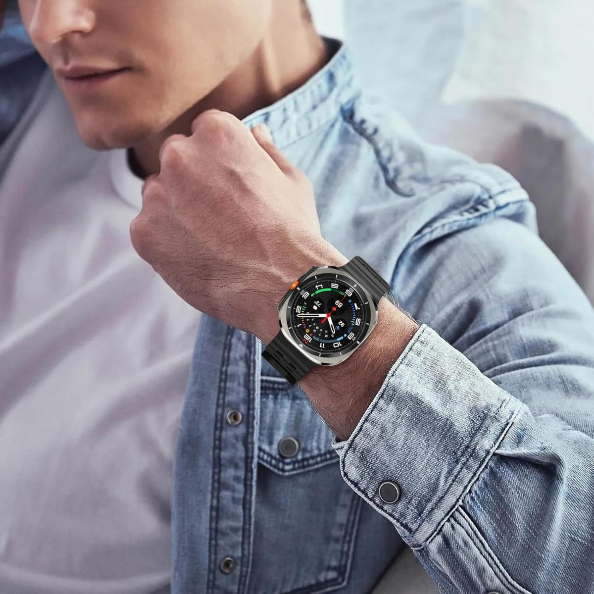 SmartWatch Z7 Ultra 47mm LTE Titanium Smart Watch GPS Nero