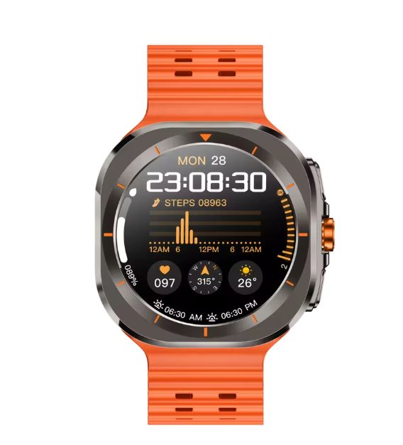 SmartWatch Z7 Ultra 47mm LTE Titanium Smart Watch GPS Arancione
